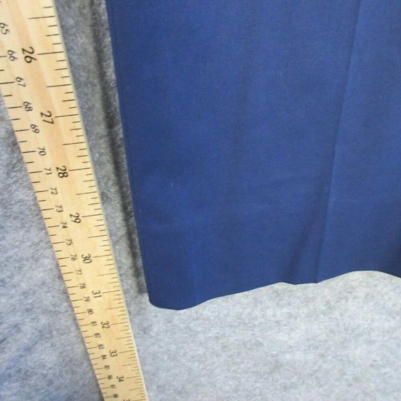 Club Monaco Men's Dress Pants Straight Leg Ankle Trouser Size 34 x 32 Navy 560 - Picture 12 of 13